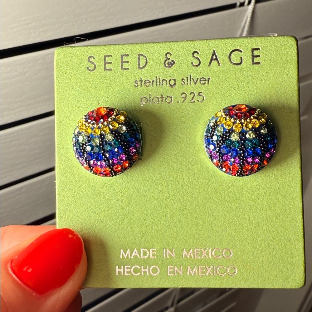 Seed & Sage Multicolor Stud Earrings